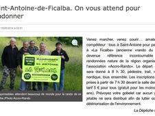 Randonnée LA FICALBA
