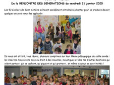 Rencontre des générations autour de la galette des rois