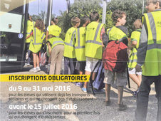 Inscription Transports scolaires
