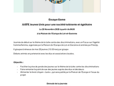  Escape Game sur l'égalité Femmes-Homm 