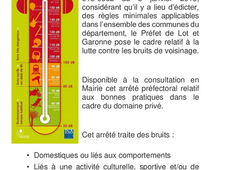  Petit rappel pour le bon voisinage 