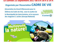Nature propre le samedi 23 septembre 2017